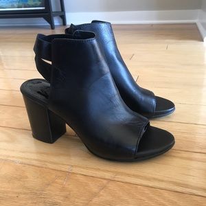 Peep Toe Heel Booties